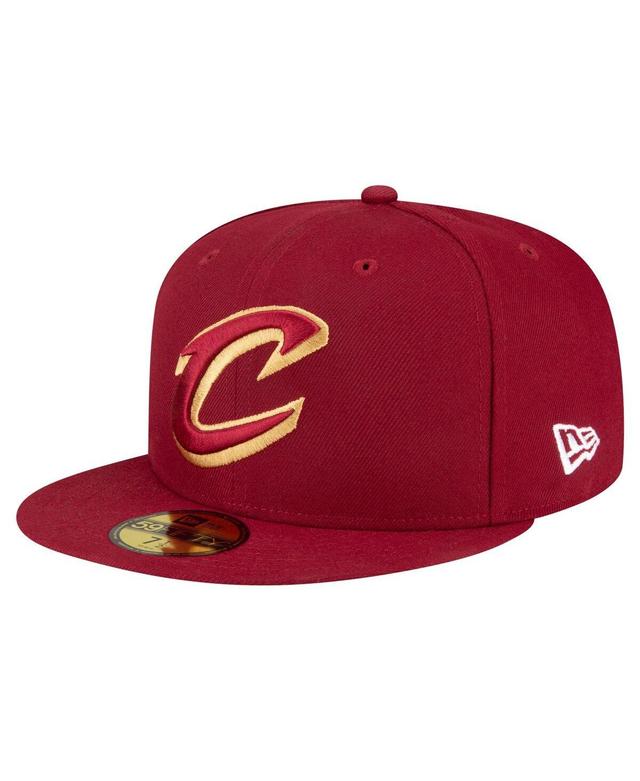 Mens New Era Wine Cleveland Cavaliers 59FIFTY Fitted Hat Product Image