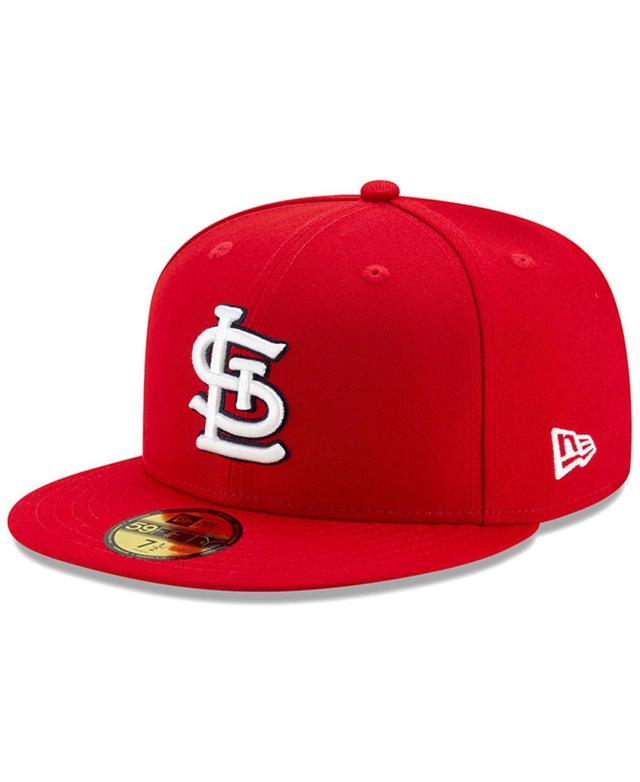 Mens New Era St. Louis Cardinals On-Field Authentic Collection 59FIFTY Fitted Hat Product Image