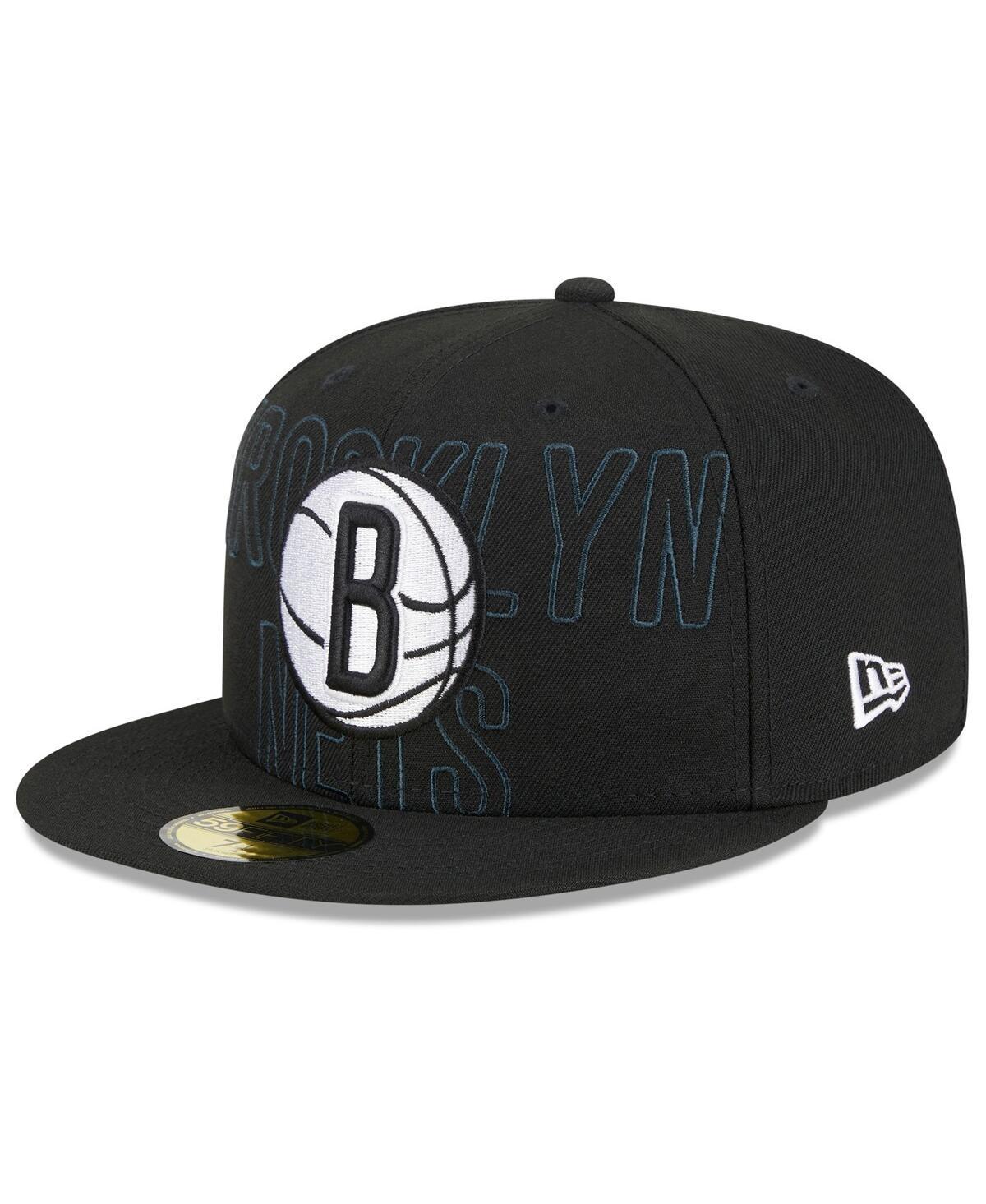 Mens New Era Black Brooklyn Nets 2023 Nba Draft 59FIFTY Fitted Hat Product Image