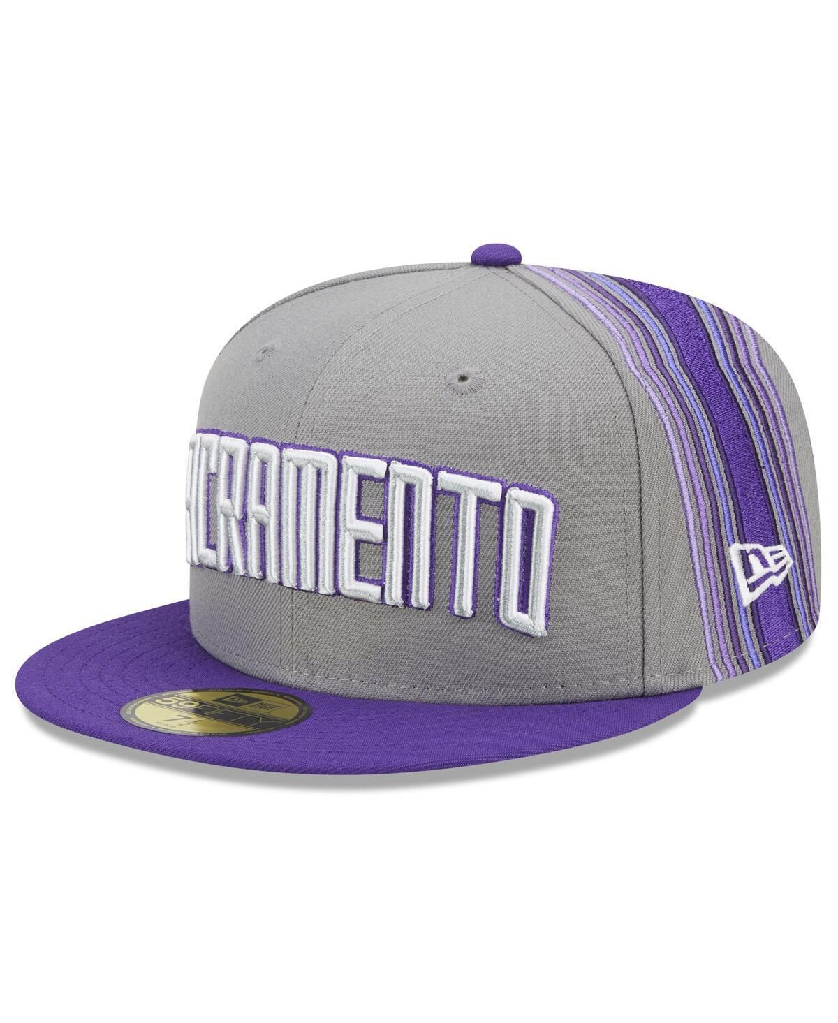 Mens New Era Purple Sacramento Kings 2022/23 City Edition Official 59FIFTY Fitted Hat Product Image