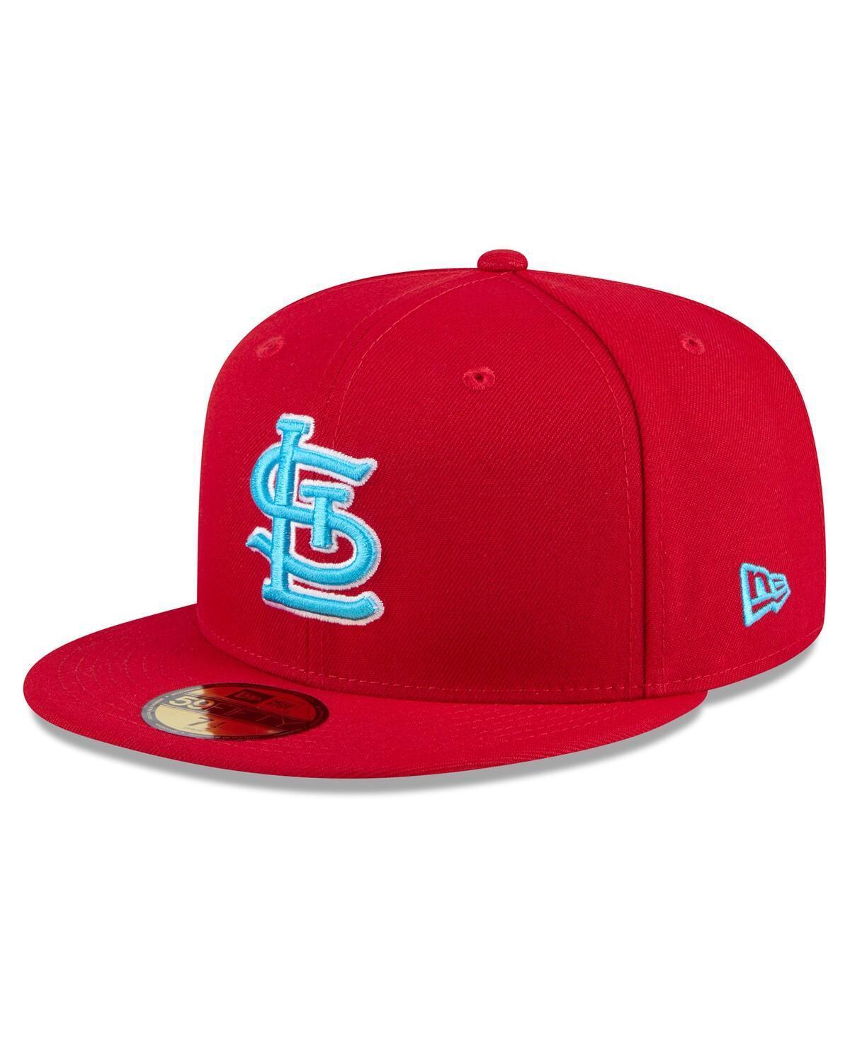 New Era Mens Red St. Louis Cardinals 2024 Fathers Day 59FIFTY Fitted Hat Product Image