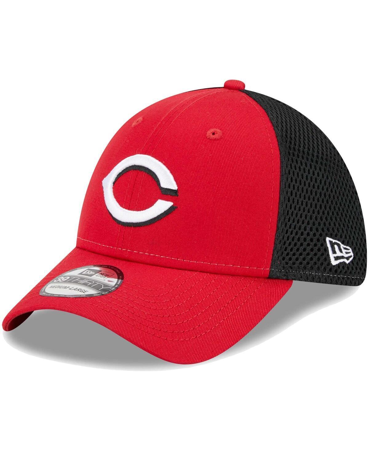 Mens New Era Red Cincinnati Reds Team Neo 39THIRTY Flex Hat Product Image