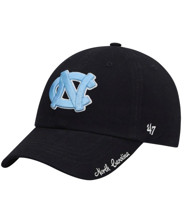 Womens Navy North Carolina Tar Heels Miata Clean Up Logo Adjustable Hat Product Image