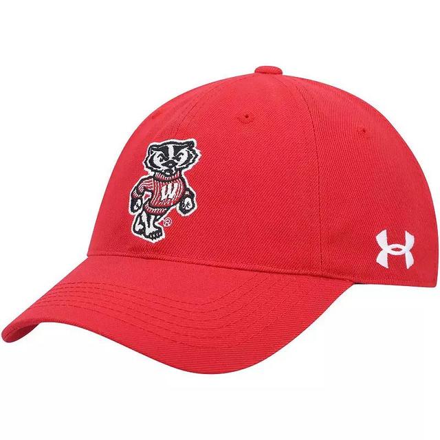 Mens Under Armour Wisconsin Badgers Classic Adjustable Hat Product Image