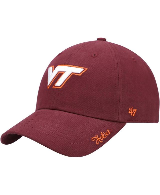 Womens Maroon Virginia Tech Hokies Miata Clean Up Logo Adjustable Hat Product Image