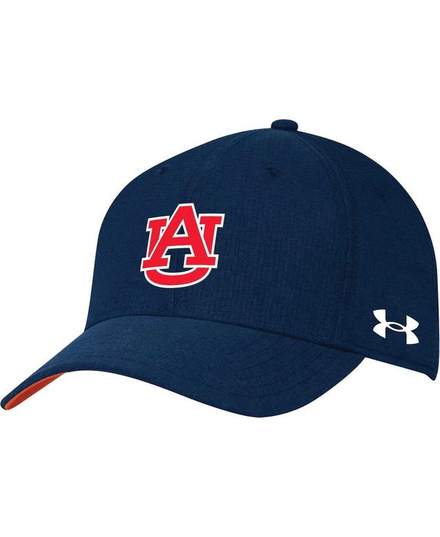 Mens Under Armour Auburn Tigers CoolSwitch AirVent Adjustable Hat, Blue Product Image