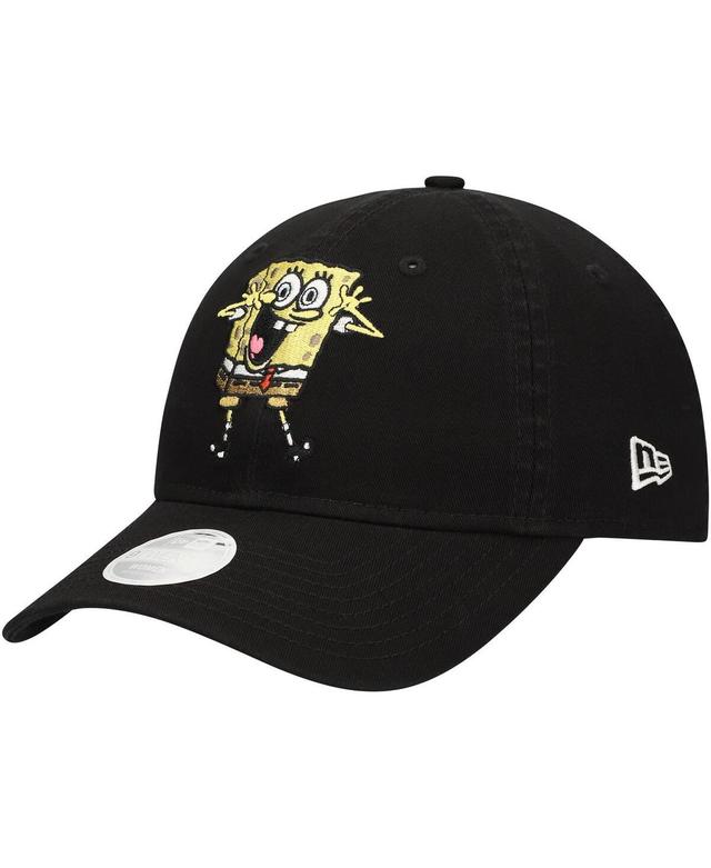 New Era Womens Black SpongeBob SquarePants 9TWENTY Adjustable Hat Product Image