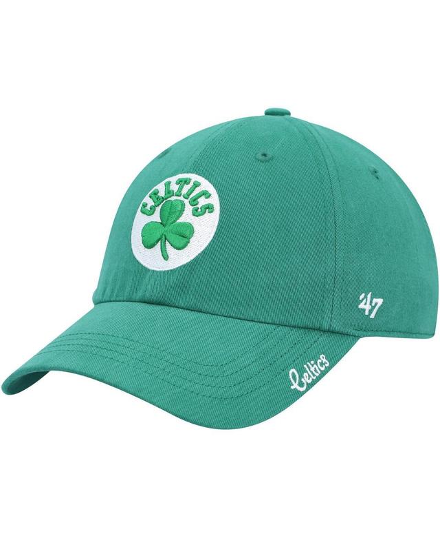 Womens 47 Brand Kelly Green Boston Celtics Miata Clean Up Logo Adjustable Hat Product Image