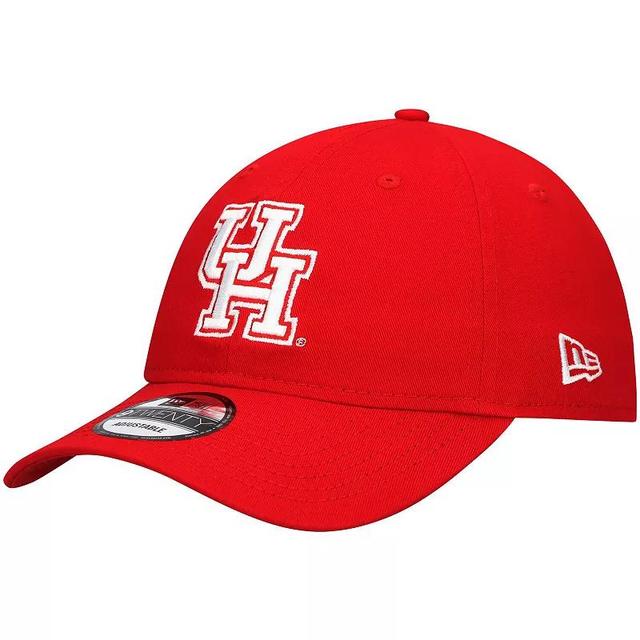 Mens New Era Red Houston Cougars Team 9TWENTY Adjustable Hat Product Image