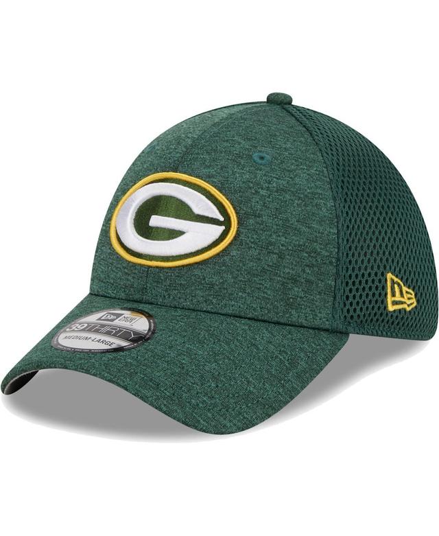 Mens New Era Green Green Bay Packers 39THIRTY Flex Hat Product Image