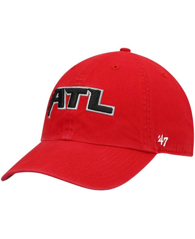 Mens Red Atlanta Falcons Clean Up Alternate Adjustable Hat Product Image