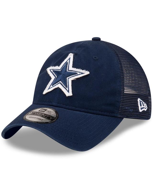 New Era Mens Navy Dallas Cowboys Game Day 9Twenty Adjustable Trucker Hat Product Image