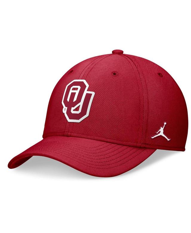 Jordan Mens Crimson Oklahoma Sooners 2024 Sideline Flex Hat Product Image