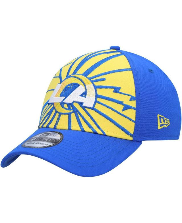 Mens New Era Gold Los Angeles Rams Shattered 39Thirty Flex Hat - Gold Product Image