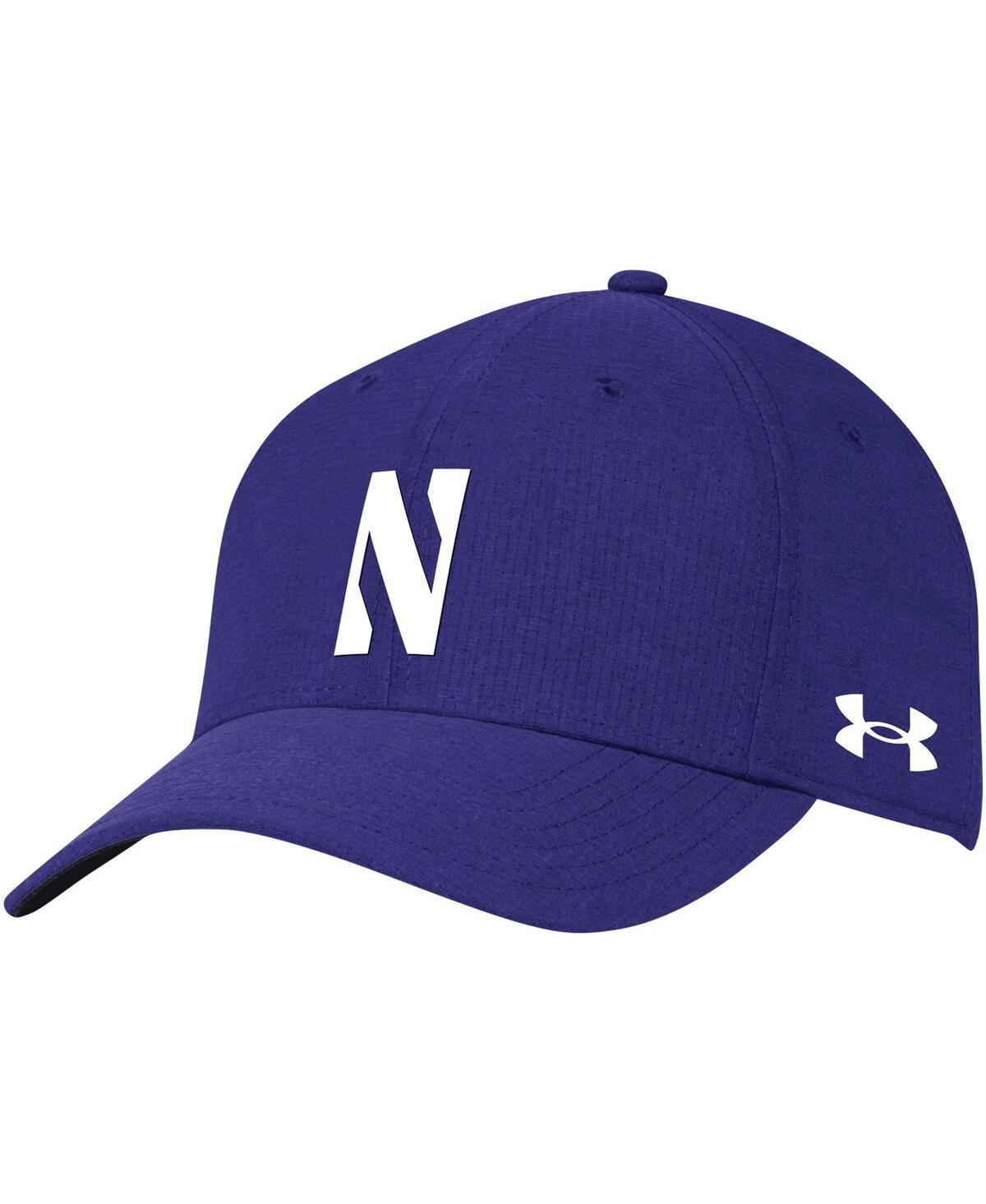 Mens Under Armour Northwestern Wildcats Iso-Chill Blitzing Accent Flex Hat Product Image