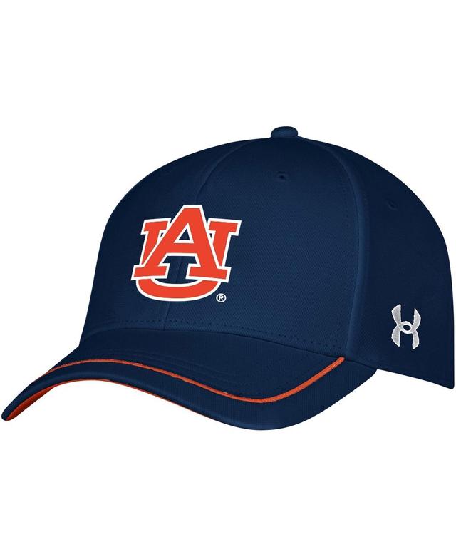 Mens Under Armour Auburn Tigers Blitzing Accent Iso-Chill Adjustable Hat, Blue Product Image