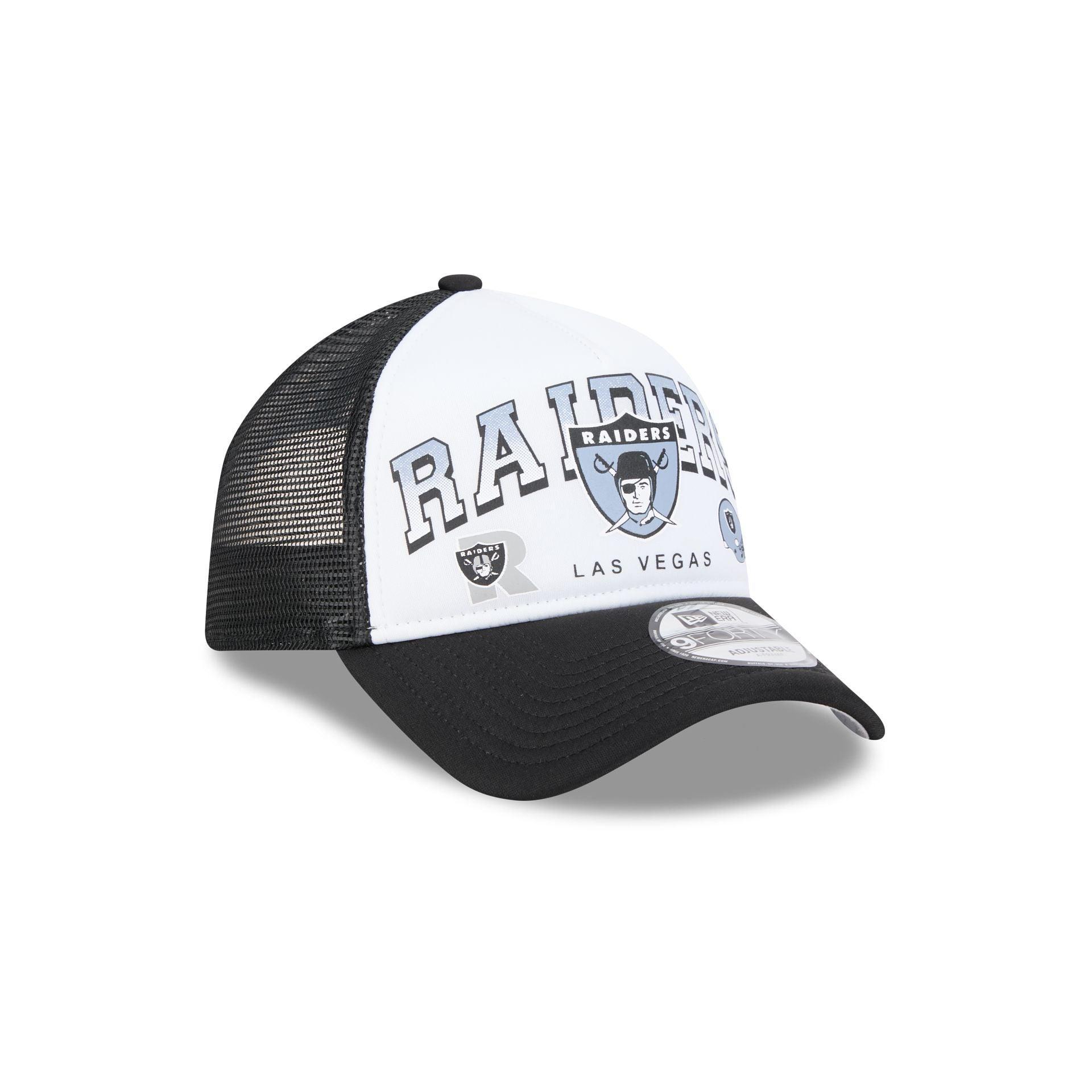 Las Vegas Raiders Sport Classics 9FORTY A-Frame Trucker Hat Male Product Image