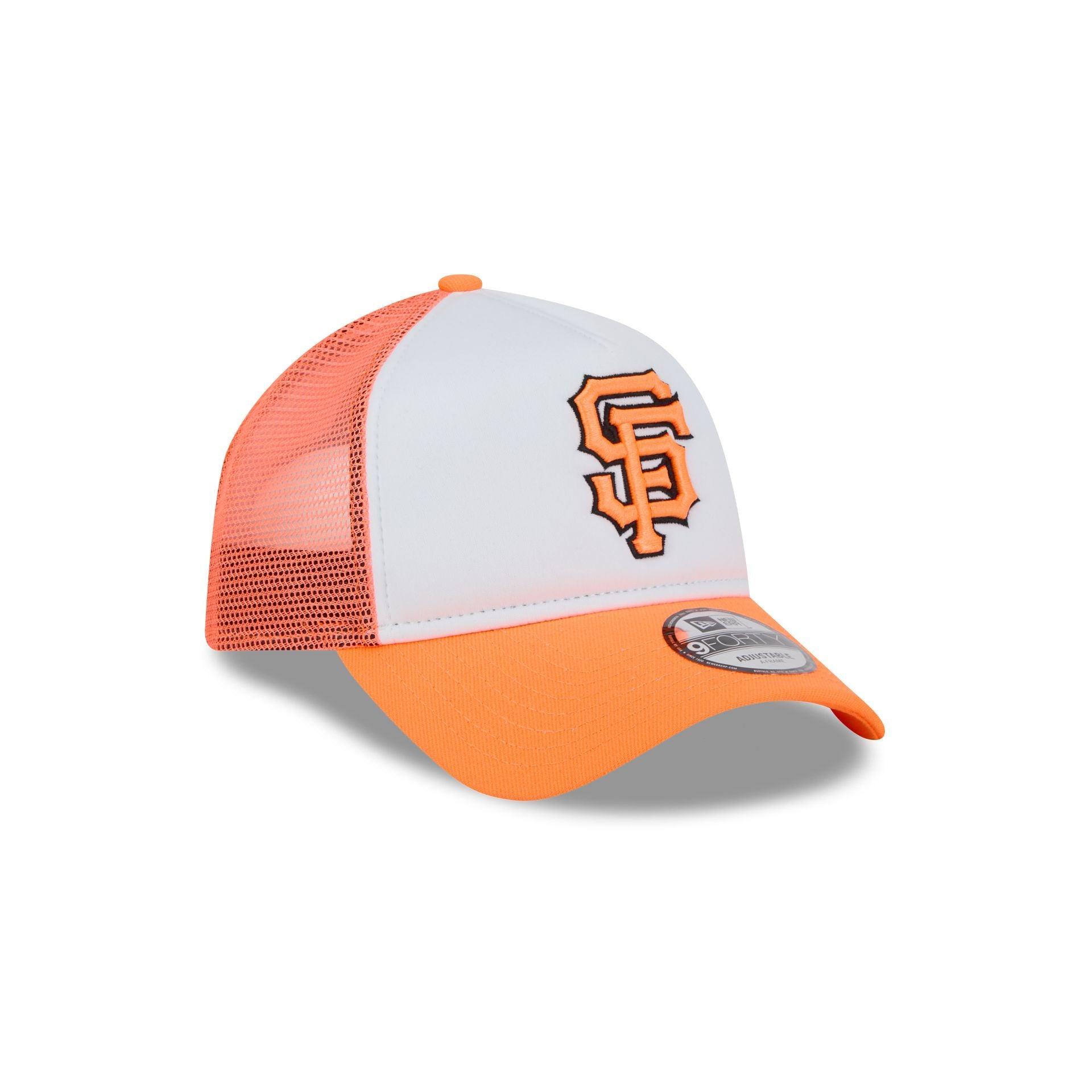 San Francisco Giants Hi Vis Doodle 9FORTY A-Frame Trucker Hat Male Product Image