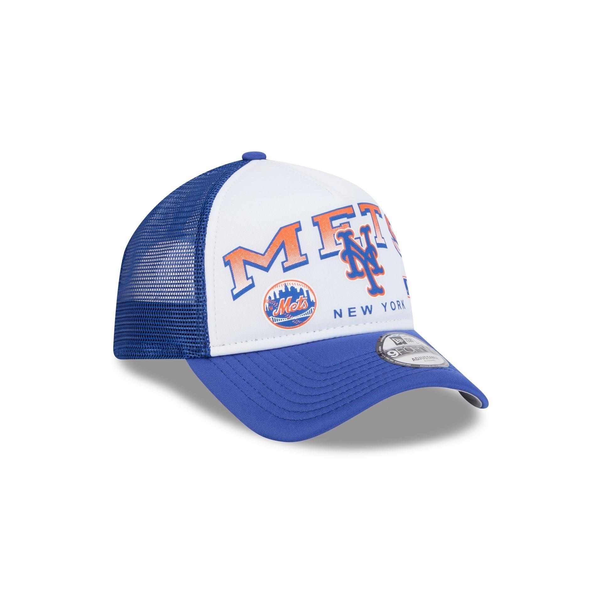 New York Mets Sport Classics 9FORTY A-Frame Trucker Hat Male Product Image