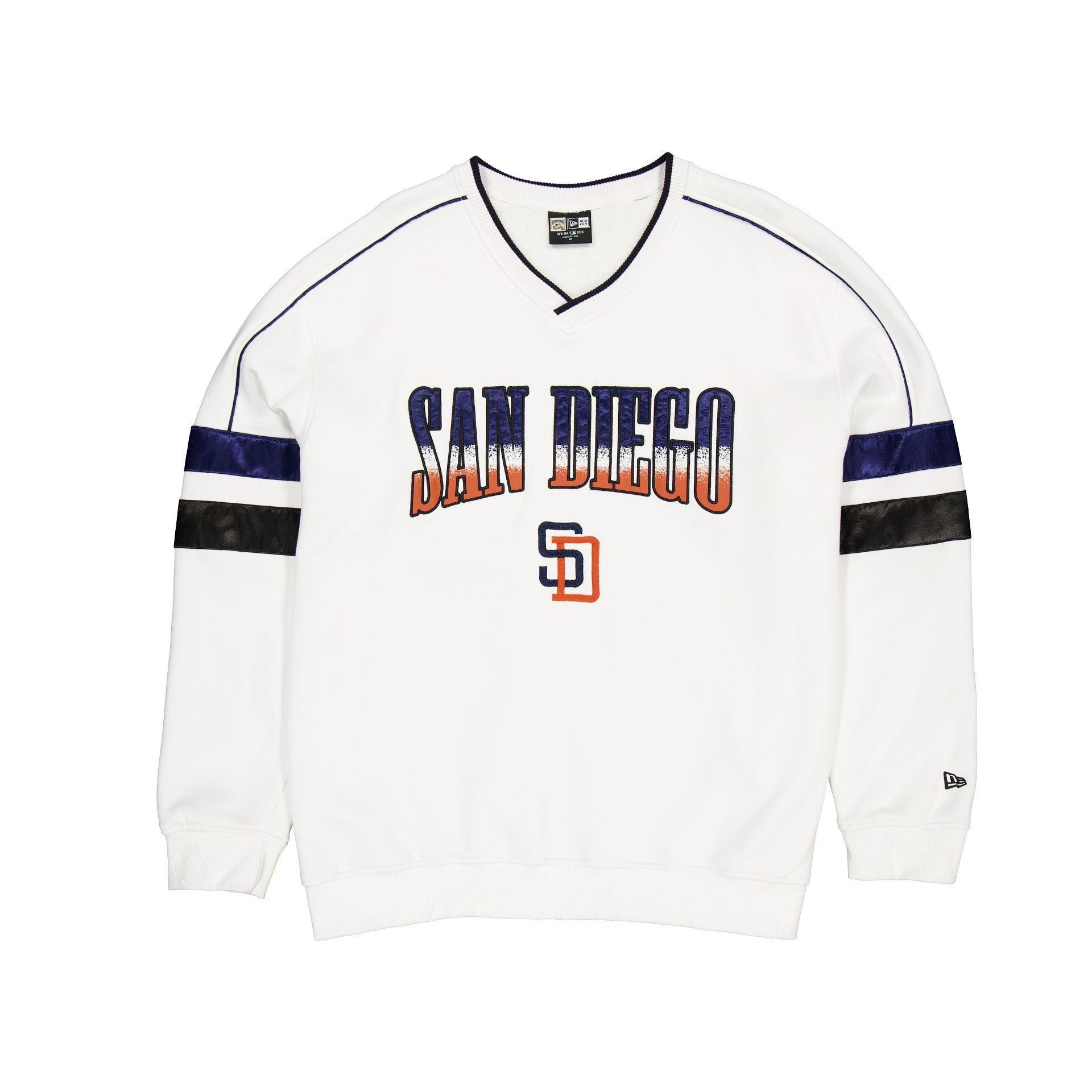 San Diego Padres Sport Classics White Crewneck Male Product Image