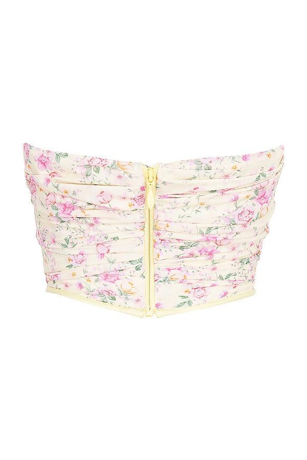 Vivienne Lemon Floral Corset Product Image