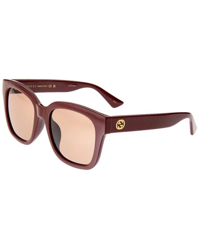 Women's 54mm Sunglasses In Red Product Image