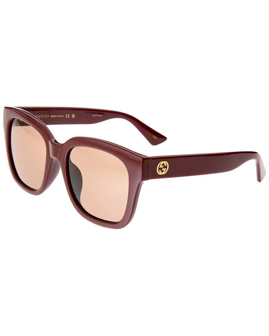 Women's 54mm Sunglasses In Red Product Image