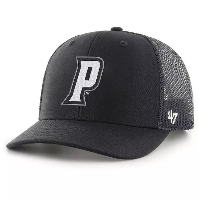 Mens 47 Brand Black Providence Friars Trucker Adjustable Hat Product Image