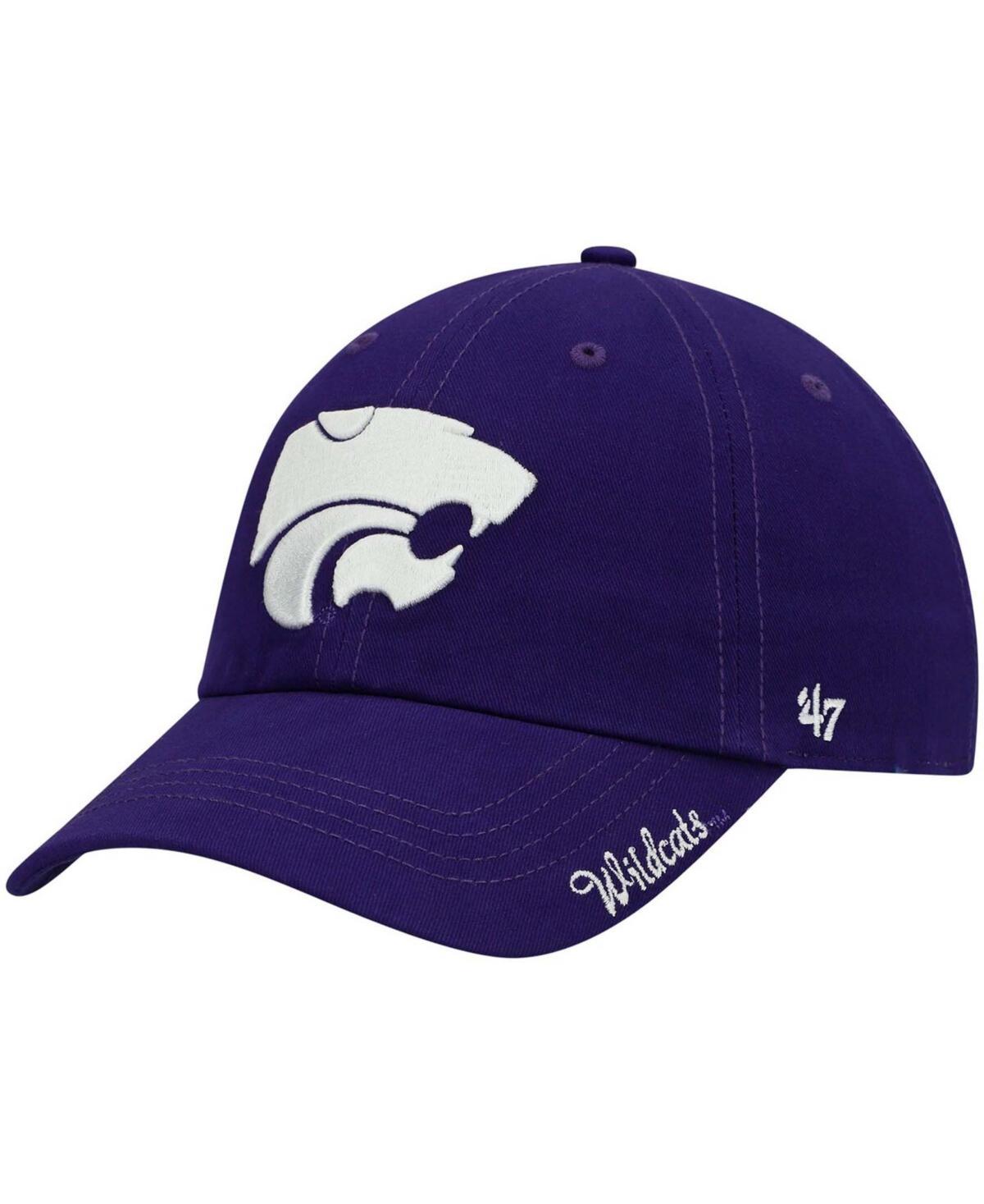 Womens Purple Kansas State Wildcats Miata Clean Up Logo Adjustable Hat Product Image