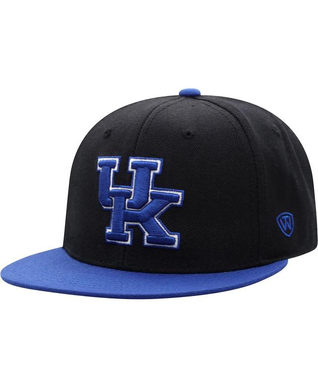 Mens Top of the World /Royal Kentucky Wildcats Team Color Two-Tone Fitted Hat Product Image