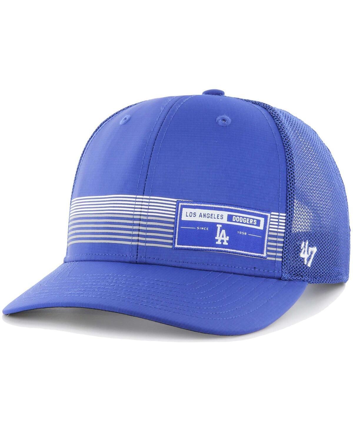 Mens 47 Royal Los Angeles Dodgers Rangefinder brrr Trucker Adjustable Hat Product Image