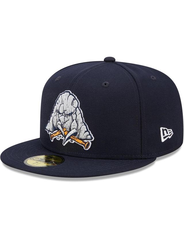 Mens New Era Navy Midland Rockhounds Marvel x Minor League 59FIFTY Fitted Hat Product Image