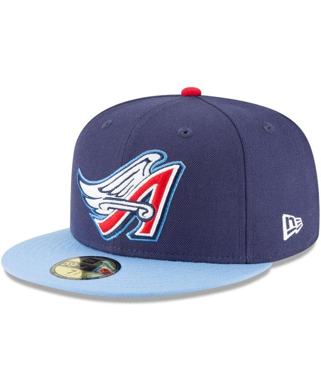 Mens New Era Navy California Angels Cooperstown Collection Wool 59FIFTY Fitted Hat Product Image