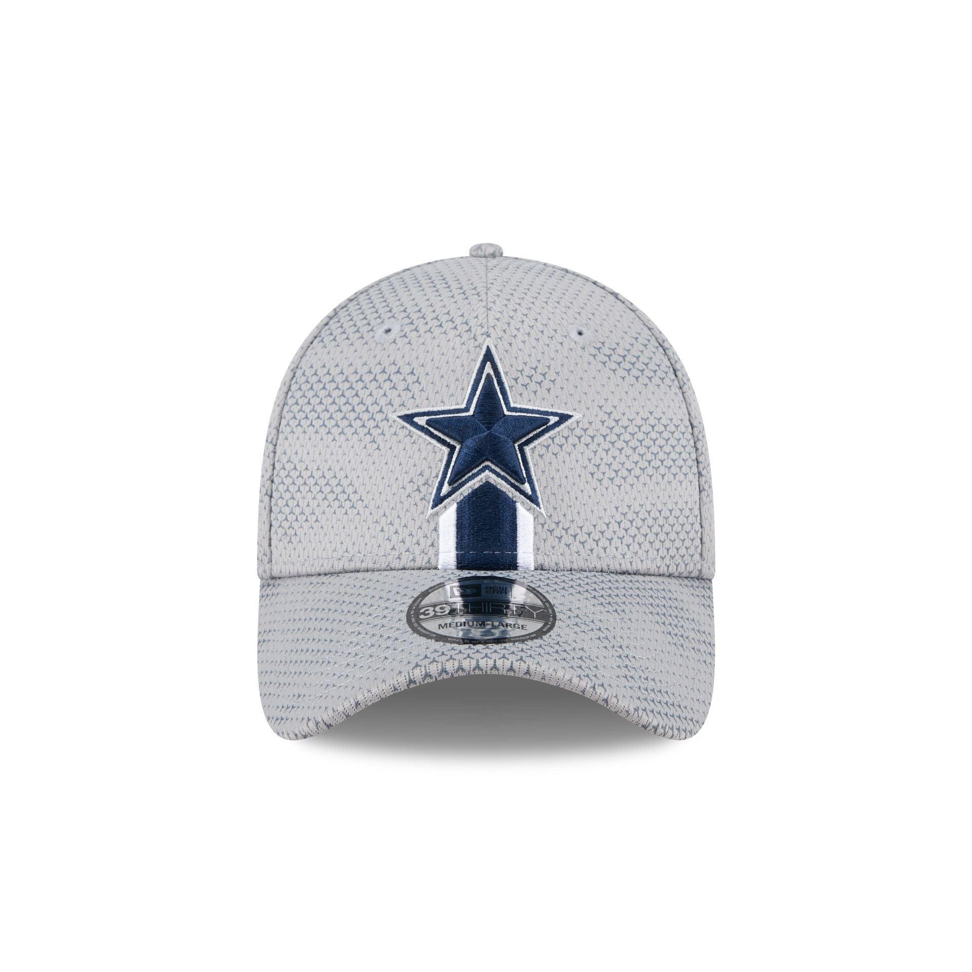 Dallas Cowboys 2024 Sideline Gray 39THIRTY Stretch Fit Hat Male Product Image