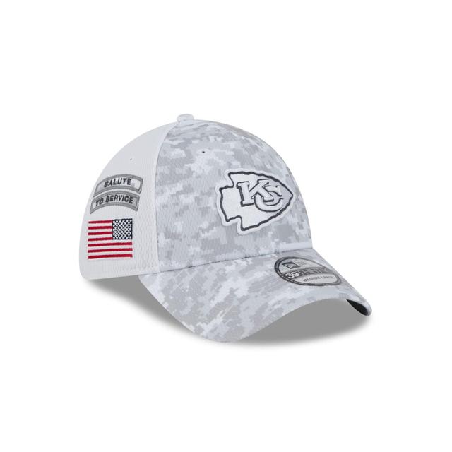 Kansas City Chiefs 2024 Salute to Service 39THIRTY Stretch Fit Hat Male Product Image