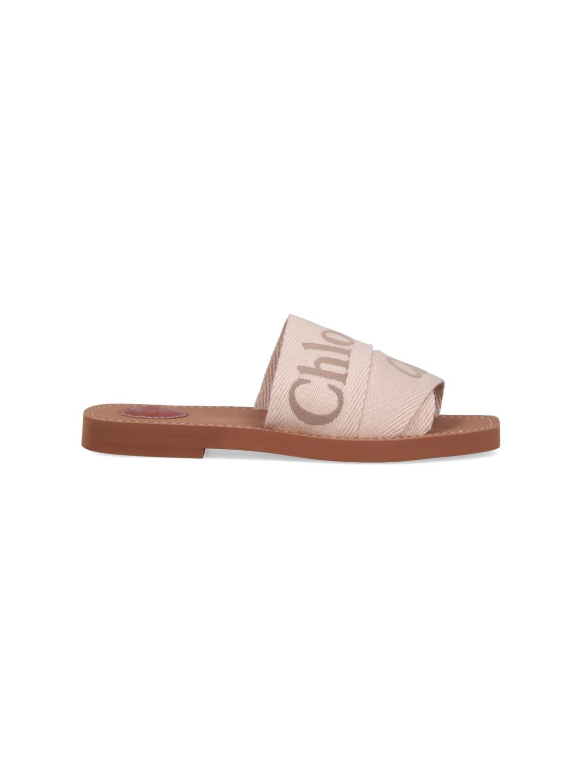 Woody Sandals In Beige Product Image