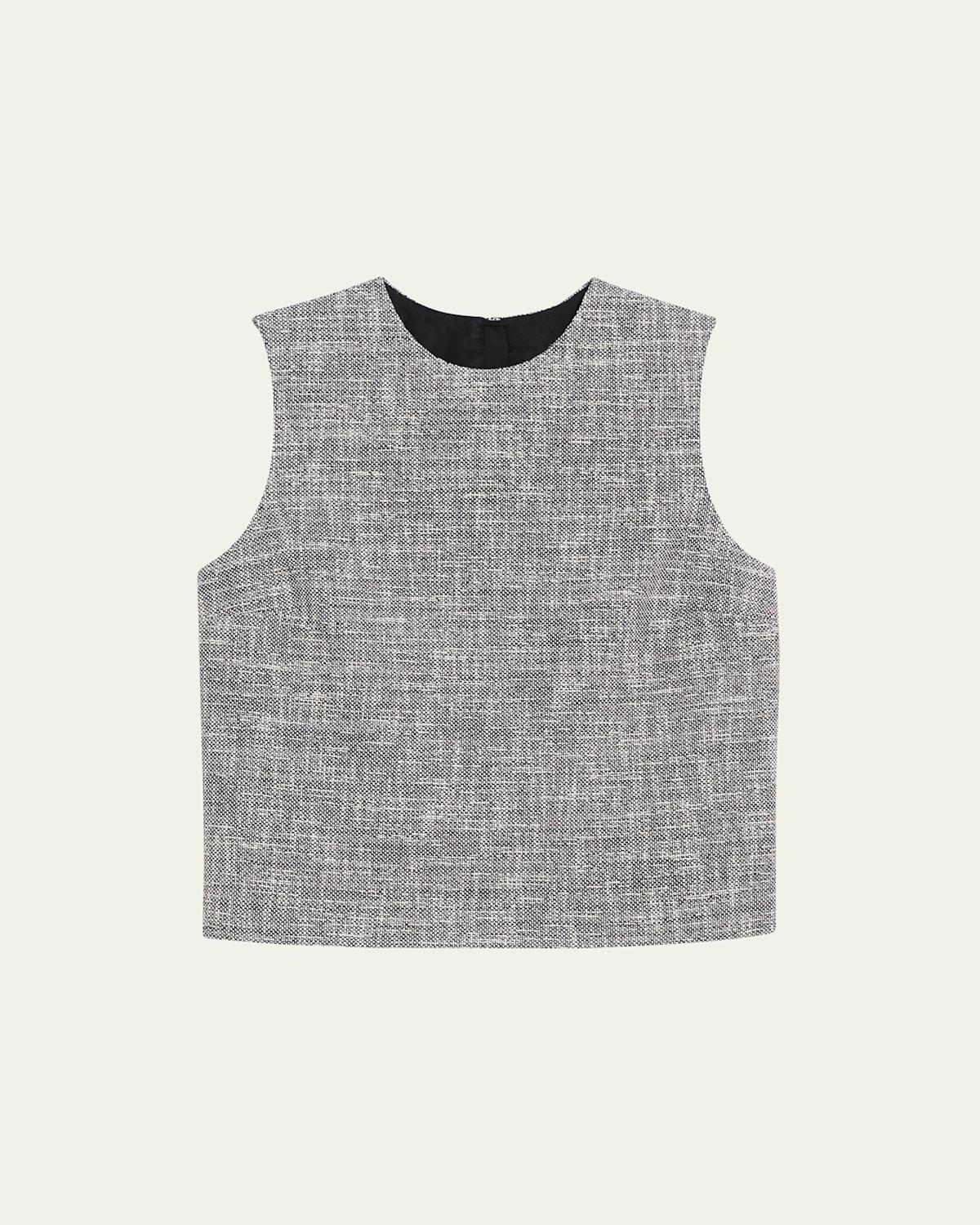 Theory Sleeveless Tweed Top Product Image