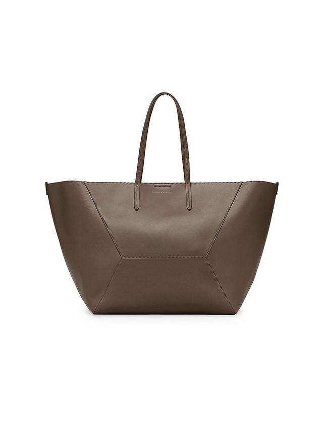 Womens Calfskin Large Shopper Bag With Monili Product Image