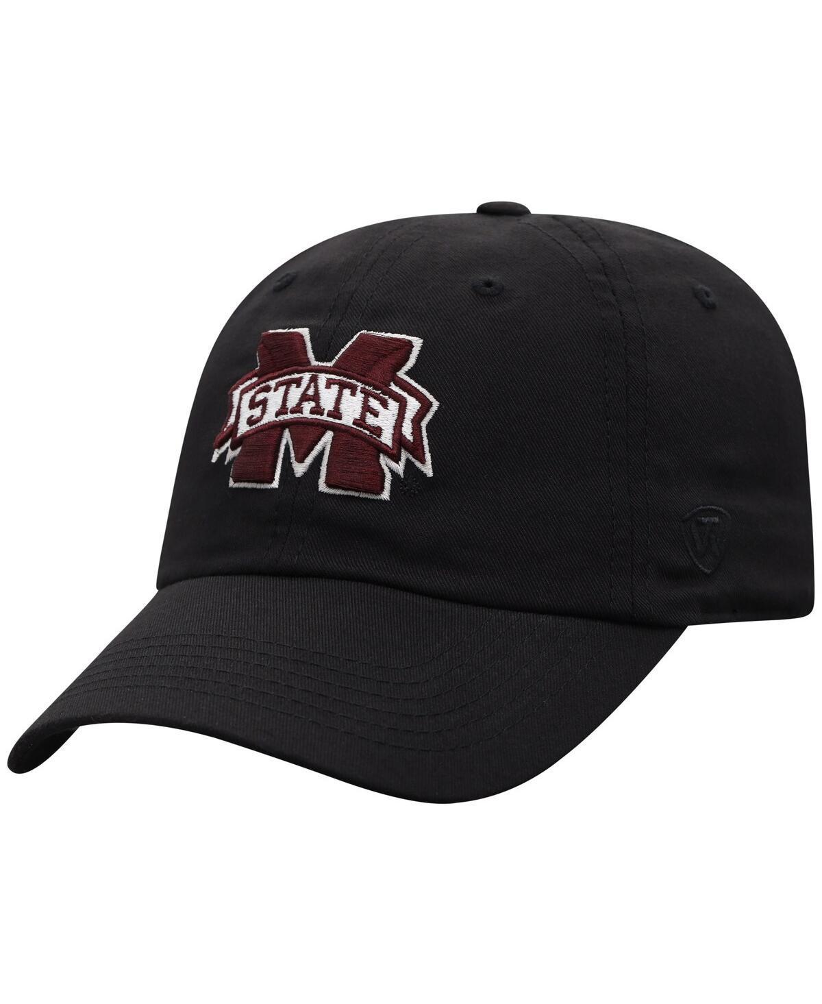 Mens Top of the World Black Mississippi State Bulldogs Staple Adjustable Hat Product Image