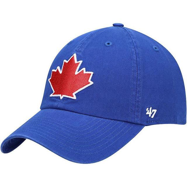 Mens 47 Royal Toronto Blue Jays Leaf Clean Up Adjustable Hat Product Image