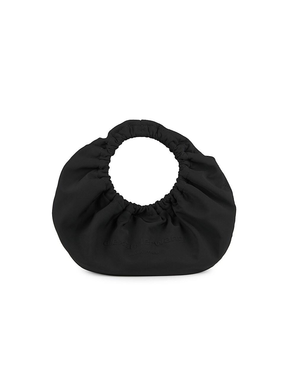 Womens Crescent Small Satin Top-Handle Bag Product Image