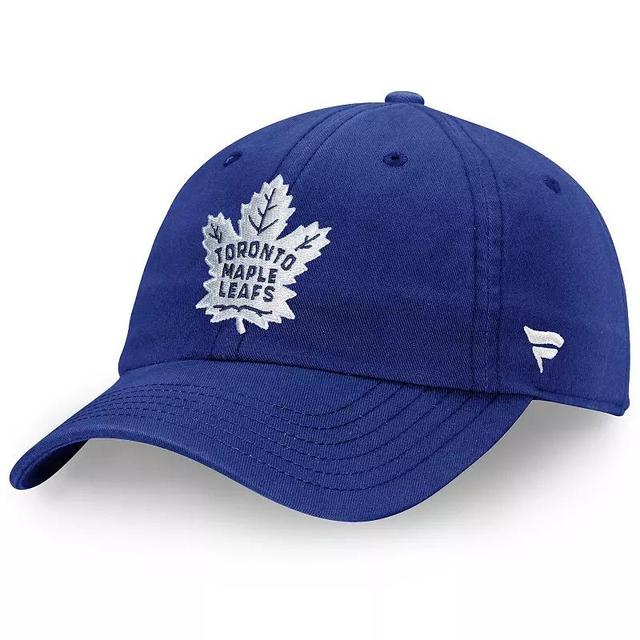 Mens Fanatics Branded Blue Toronto Maple Leafs Core Primary Logo Adjustable Hat Product Image