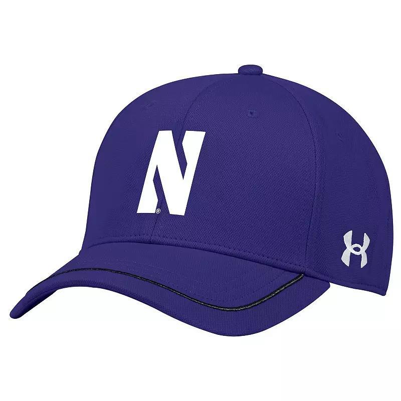 Mens Under Armour Northwestern Wildcats Iso-Chill Blitzing Accent Flex Hat Product Image