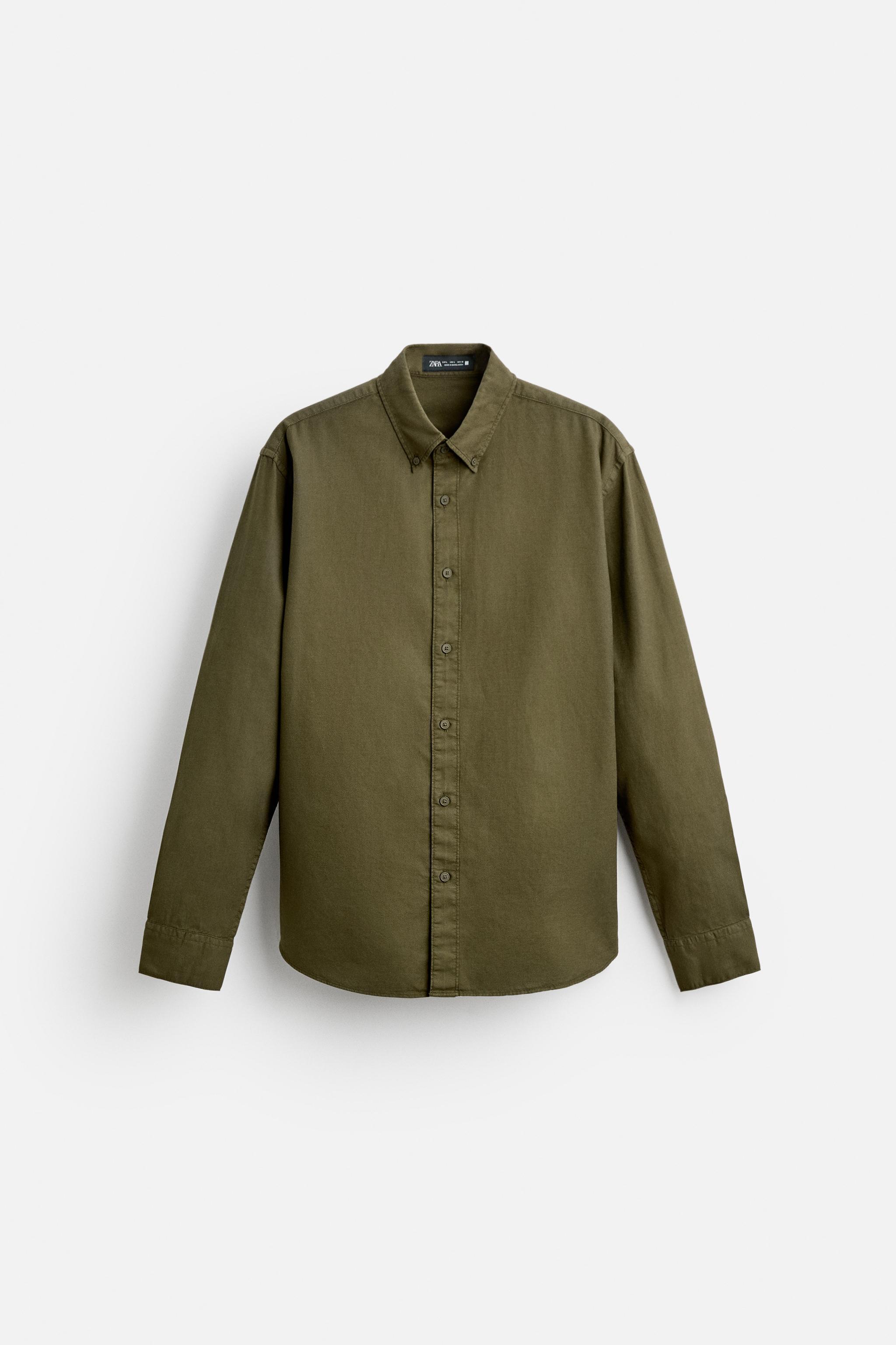 TEXTURED WEAVE TWILL SHIRT Product Image