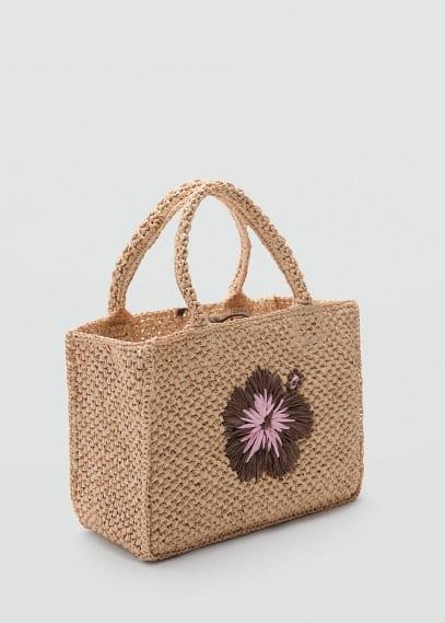 MANGO - Natural fiber handbag - One size - Women Product Image