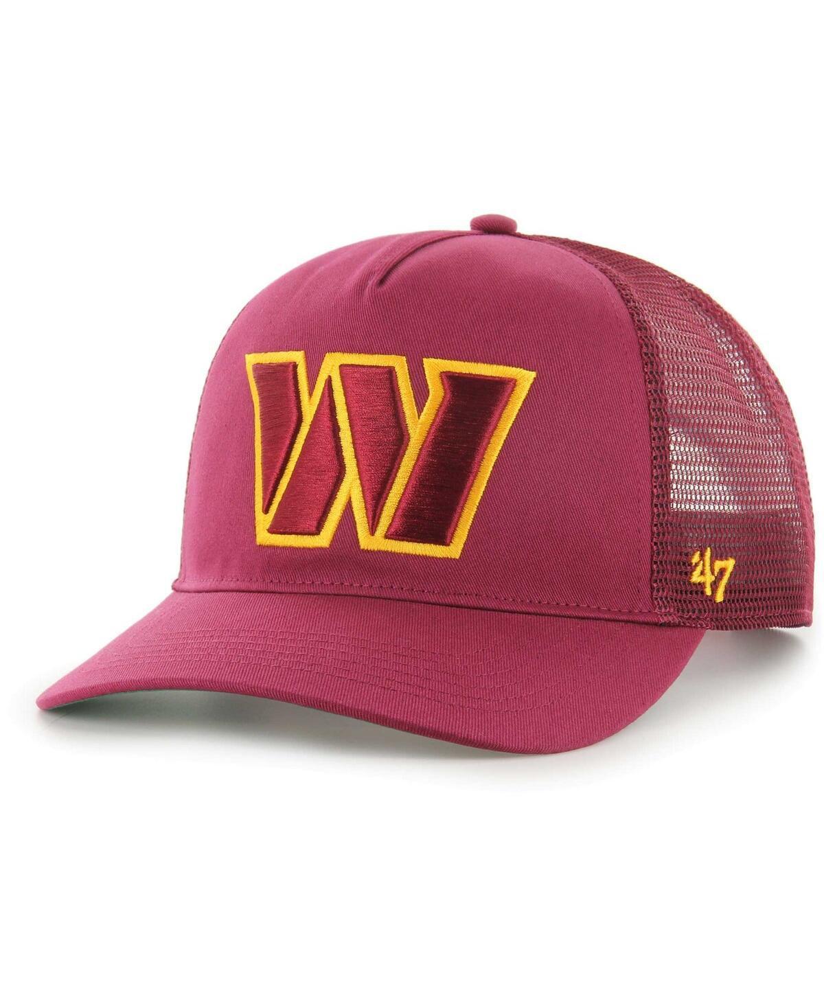 Mens 47 Burgundy Washington Commanders Mesh Hitch Trucker Adjustable Hat Product Image