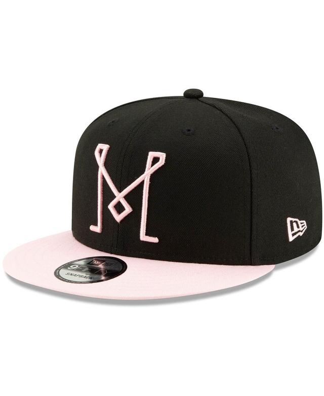 Mens New Era Black Inter Miami CF Starting 9FIFTY Adjustable Snapback Hat Product Image