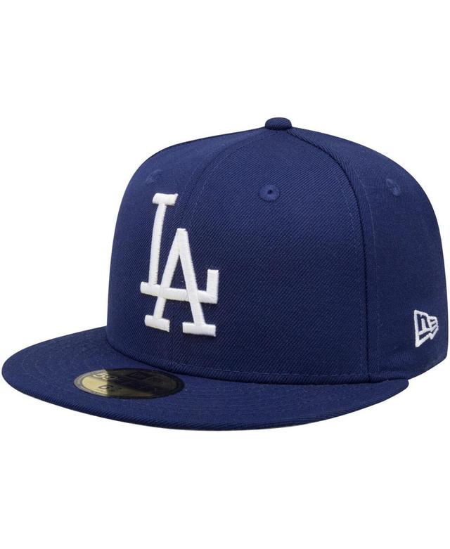 Mens New Era Navy Los Angeles Dodgers Cooperstown Collection Wool 59FIFTY Fitted Hat Product Image