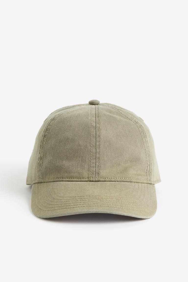 Washed-look Denim Cap Product Image