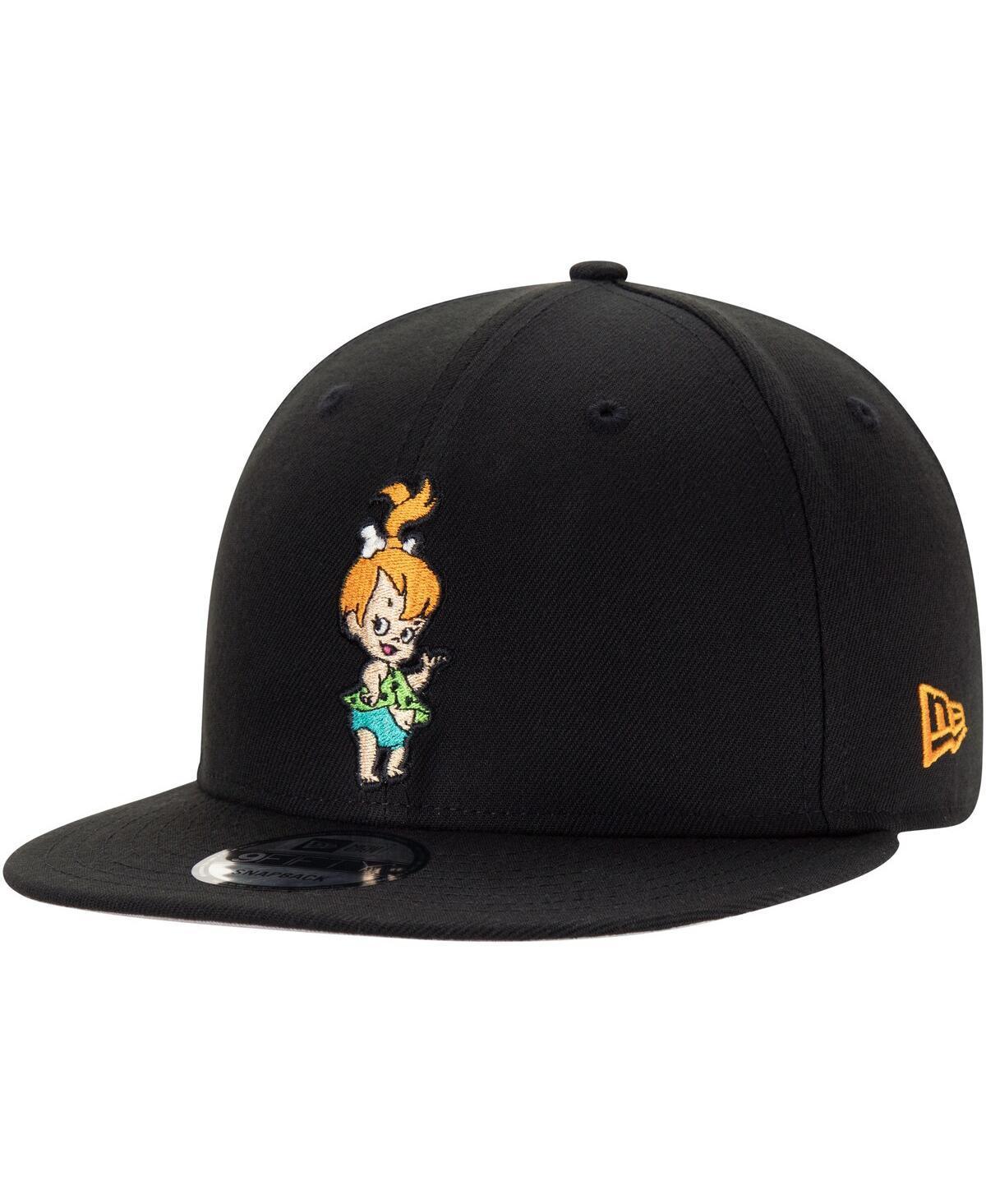 Mens New Era Barney Black The Flintstones 9FIFTY Snapback Hat Product Image